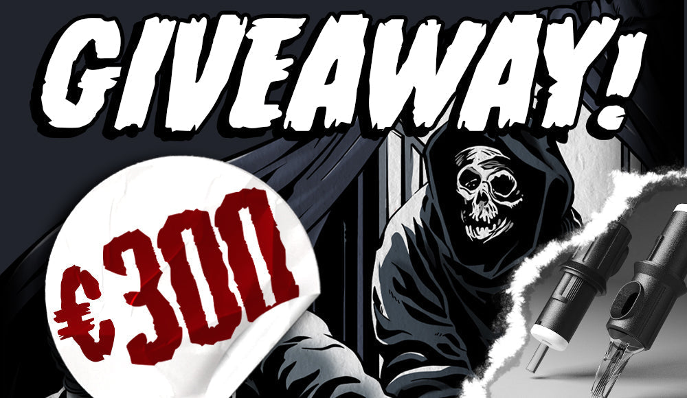 Win €300 of Ghost’s NEW Black Tattoo Cartridges with Starr Tattoo Supplies!