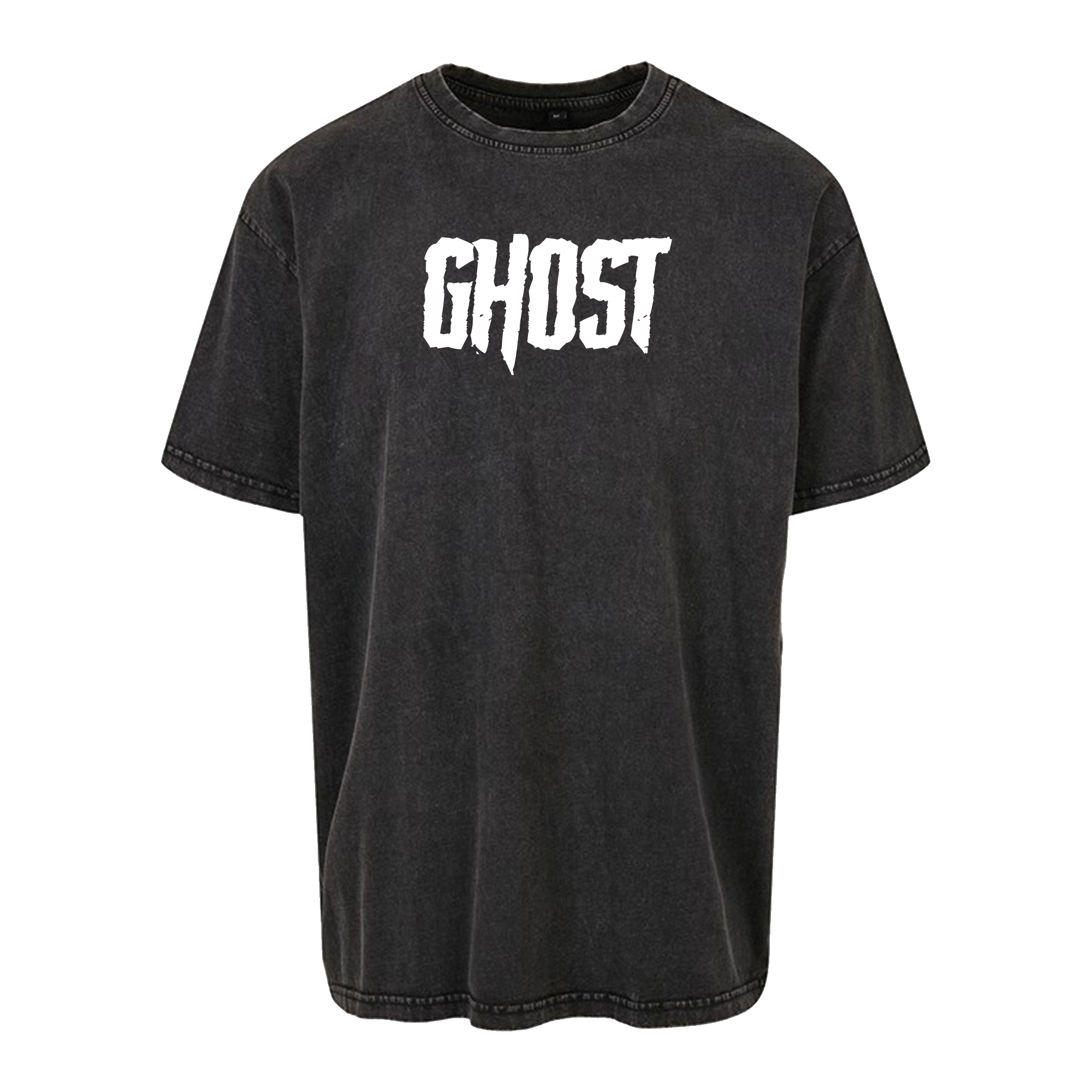 Ghost Comic Print Oversized Logo Tee