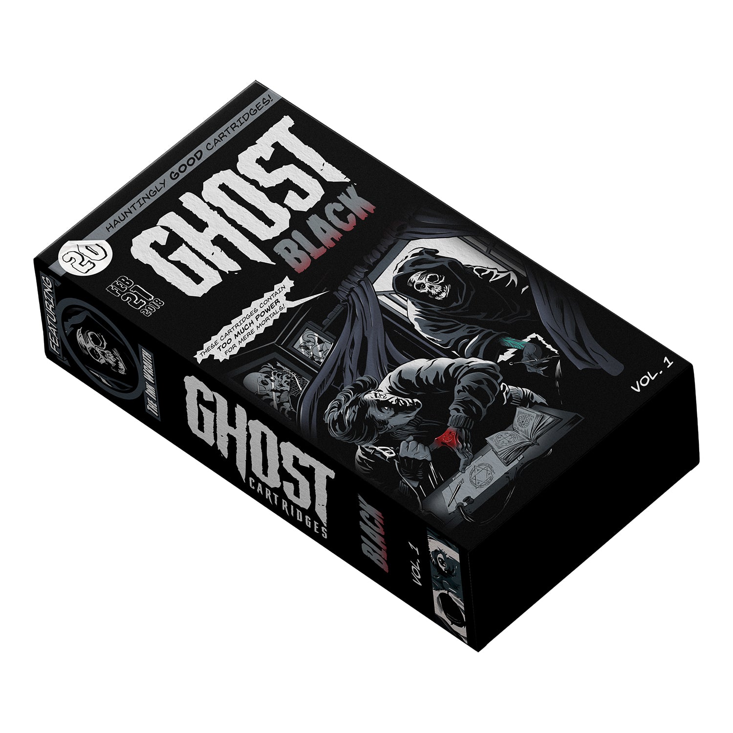 Ghost Black Cartridges - Long Taper
